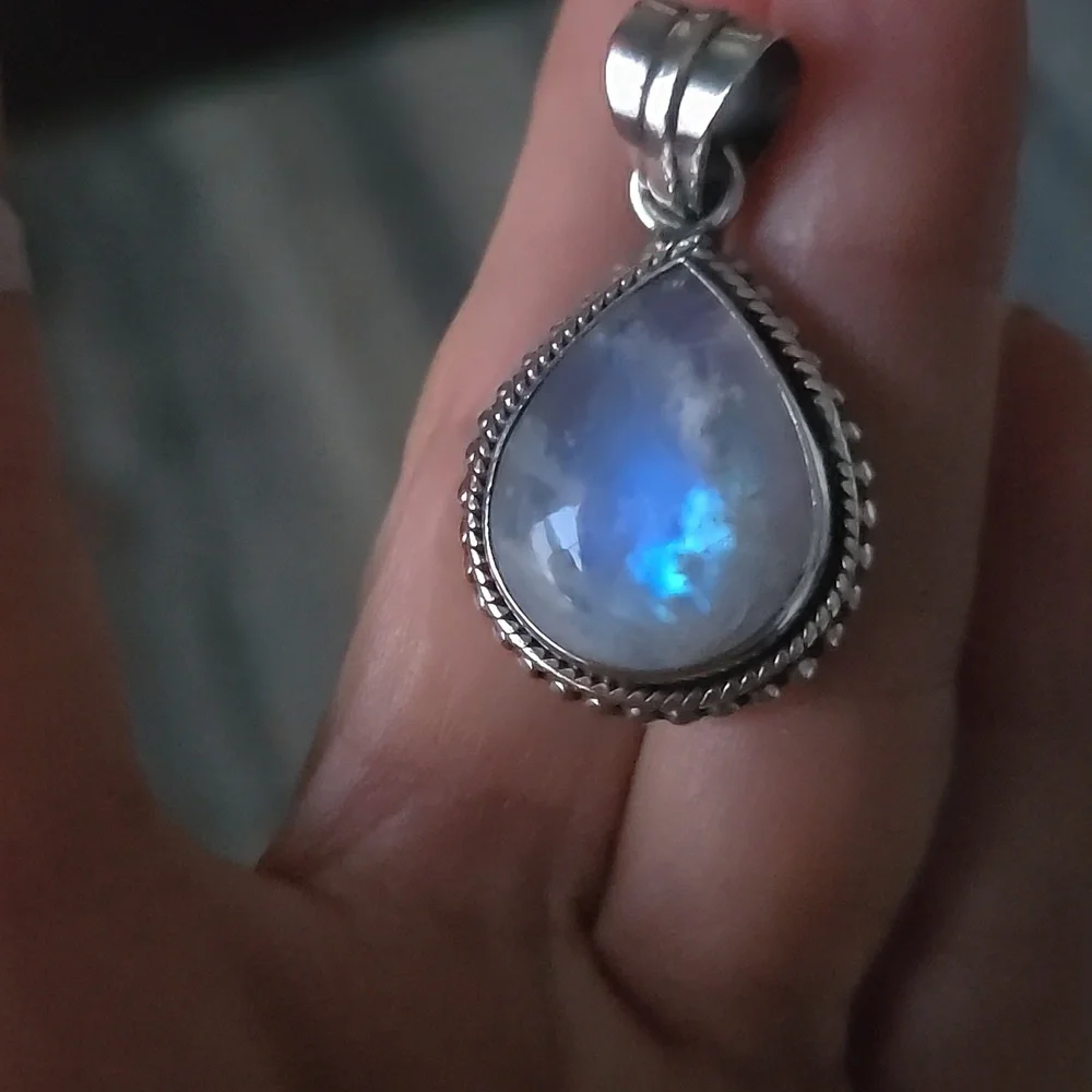 Moonstone Sterling Silver Pendant